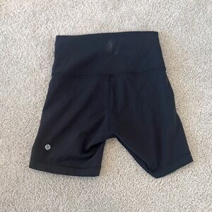 lululemon athletica Black High-Rise Bike Shorts